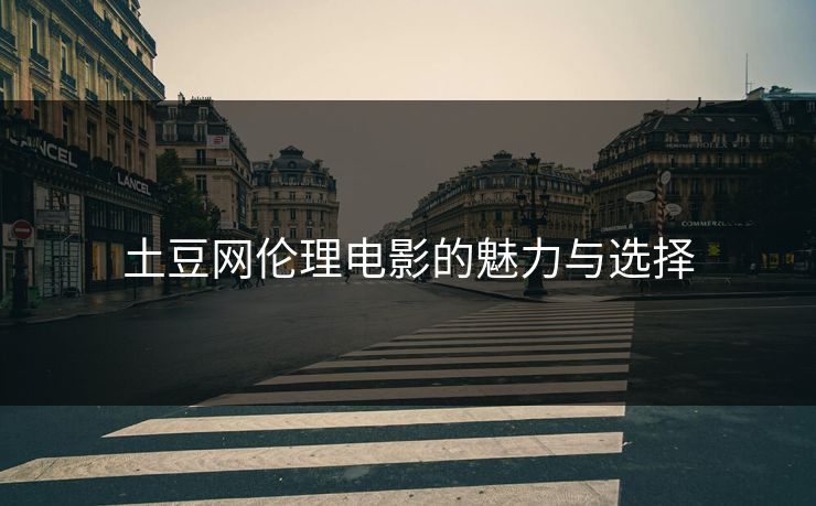 土豆网伦理电影的魅力与选择