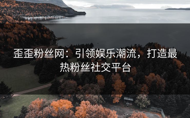 歪歪粉丝网：引领娱乐潮流，打造最热粉丝社交平台